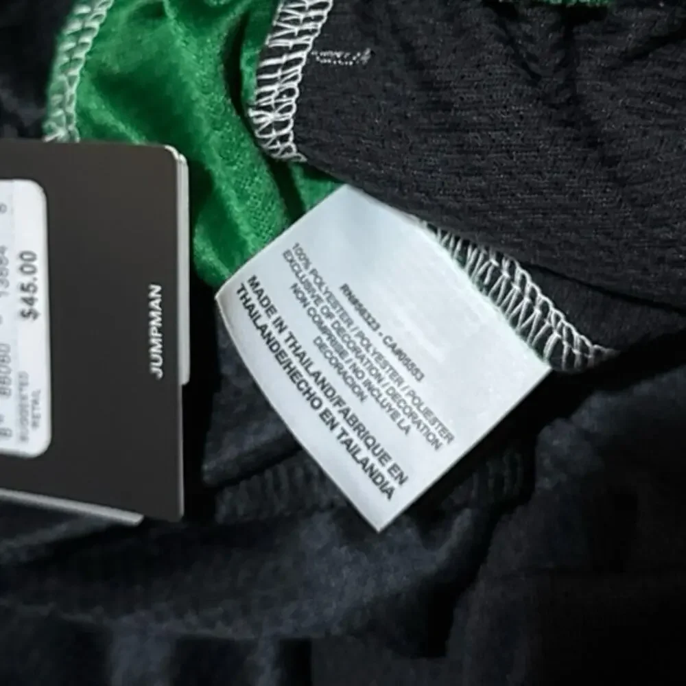 2011 Air Jordan Court Fit Green Color Block Vintage 437217-010 Mesh Shorts